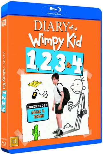 Diary of A Wimpy Kid 1-4 BD Box